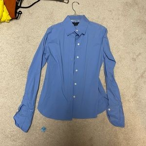 womens button up collar shirt size small